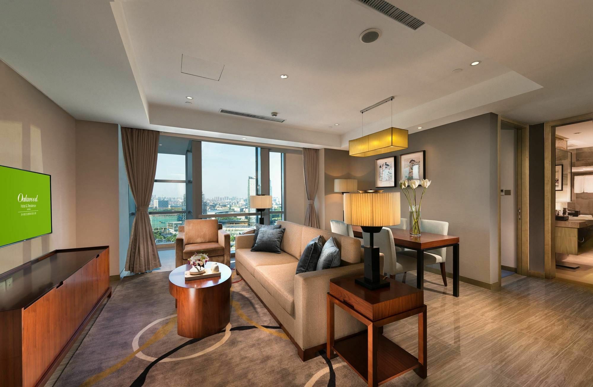 Oakwood Hotel & Residence Suzhou Suzhou  Bagian luar foto